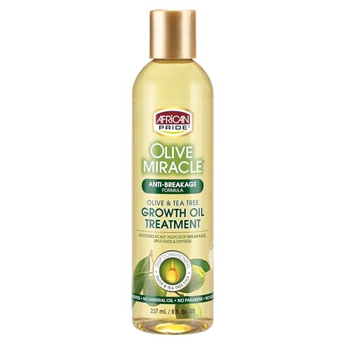 African Pride - Aceite de crecimiento (oliva milagro, 237 ml)