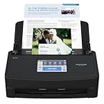 ScanSnap iX1600 Wireless or USB High-Speed Cloud Enabled Document, Photo & Receipt Scanner with Large Touchscreen and Auto Document Feeder for Mac or PC, 17 watts, Black