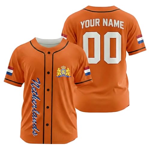 Camiseta personalizada de béisbol para mujeres, hombres y jóvenes, con nombre, número y logo impresos
