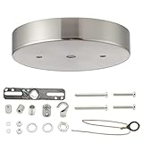 EIFHYT Canopy Kit for Chandelier, 5 1/8 Ceiling Lighting Modern Steel Canopy Kit Light Fixture Cover
