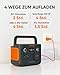 Jackery Explorer 300 Plus Tragbarer Powerstation, 288 Wh Solargenerator mit LiFeP04,bis zu 300W Leistung, Balkonkraft für Notstrom/Camping/Wohnmobile/zu Hause