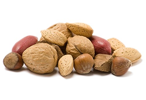 Sincerely Nuts Raw Mixed Nuts in Shell - 1Lb. Bag. - Pecans, Almonds, Brazil Nuts, Walnuts | Deluxe & Fancy Gourmet Snack Food | All Natural Blend | Gluten Free, Kosher, Vegan | Keto and Paleo Diet