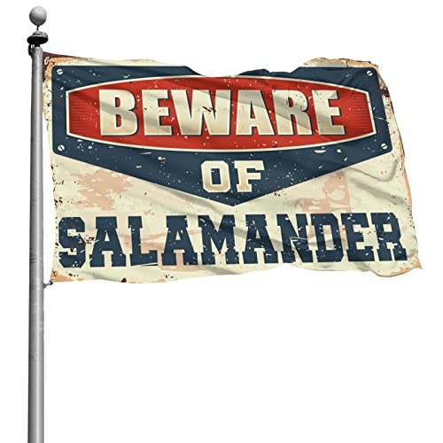 Drapeau de salamandre gaeruite : la solution déco XXL amusante pour chambre et porte
