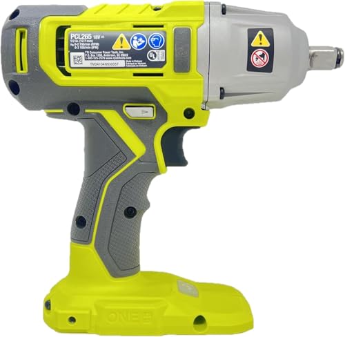 Ryobi PCL265 18V ONE+ Cordless 1/2 in. Impact Wrench (Tool O...