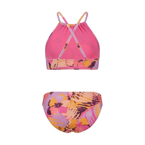 Image of Roxy Girls' Two-piece Bikini Swimsuit Set, UPF 50+ Sun Protection, Quick-Dry Bathing Suit