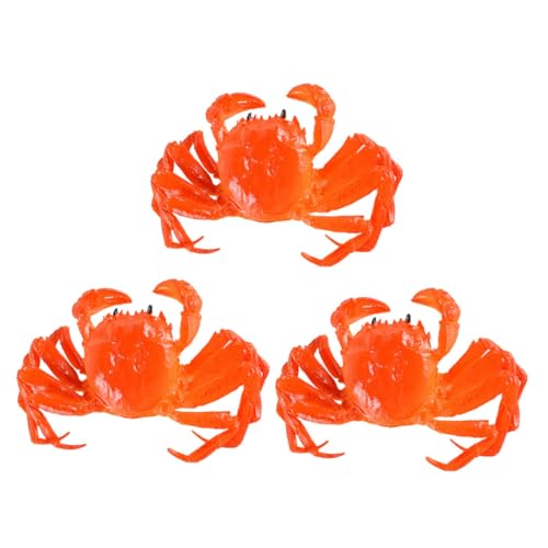 FIXOSHEE �V�~�����[�V�����J�j�͌^ ���A���ȊC�m�������f�� �H��⃌�X�g�����̎ʐ^�B�e�p���� ��������Ƌ���p�̐l�H�J�j 3�Z�b�g