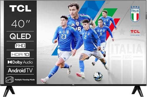 40S59K - TV 40 Pollici, Smart TV, Full HD, QLED, DVB-T2, H.264, H.265, Classe energetica F