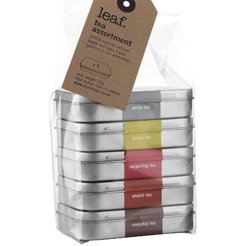 Tea Gift: 5 Tea tin Assortment Cover