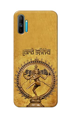 Image of PRINTFIDAA Lord Shiva As Nataraj Printed Designer Hard Case for Realme C3 Back Cover -(e) RPM1004