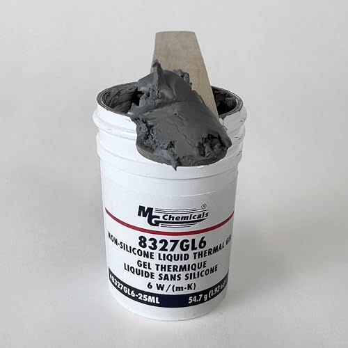 Image of MG Chemicals 8327GL6-25ML Non-Silicone Liquid Thermal Gel 6 W /(m.K), 54g, 1-Part Jar