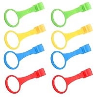 Ringe für Kinderbetten, Baby Hand Ringe, Handringe für Baby, Helfen Sie Babys, Das Laufen zu Lernen und Die Armkraft zu Trainieren, Geeignet für Kinderbetten, Reisebetten, Laufgitter, 8 Stück