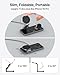 UEQ Foldable 3 in 1 Wireless Charging Station for Apple Magsafe Charger Stand,Fast Magnetic Wireless Charger Station for iPhone 17 Air 16 15 14 13 12 Series,Airpods Pro,Apple Watch Ultra (Pure Black)