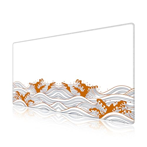 Tapis de souris large LL-COEUR XXL pour éviter les glissements et optimiser l'espace du bureau