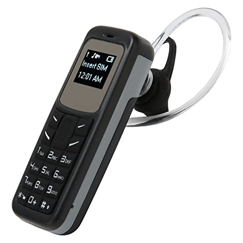 Mini Mobiltelefon med Nano SIM och Bluetooth MP3 - Svart