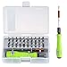 Price comparison product image 32 in 1 Precision Screwdriver Tool Set, Repair Tool Kit, Screwdriver Accessory with Non-Slip Handle, Adjustable Pole, Magnetic Work Repair Tools for Electronics, Laptop, PC, Mobile Phone