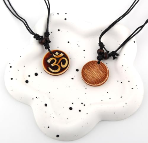 Om Necklace for Men Women,Yoga Charm Aum Ohm Sanskrit Amulet Symbol Pendant Necklace4