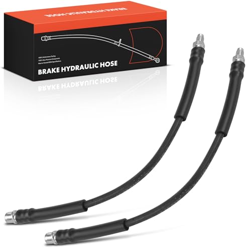 Frankberg 2x Manguera de Freno Latiguillos de freno Parte delantera izquierda derecha Compatible con SL R230 Clase E W211 Clase E T-Model S211 CLS C219 Clase E W212 Replace# 2201313