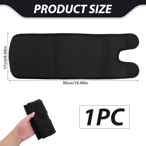 Upper Arm Compression Sleeve for Bicep Tendonitis Adjustable Bicep Support Brace Elbow Support Wrap Pain Relief Muscle Strains Injury Arthritis Recovery Material Upper Arm Sleeves Men Women Black - Image 3