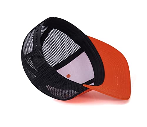 Image of Quanhaigou Trucker Hat - Mesh Snap Back - Unisex Adjustable Baseball Cap - Outdoor Hats for Men Women