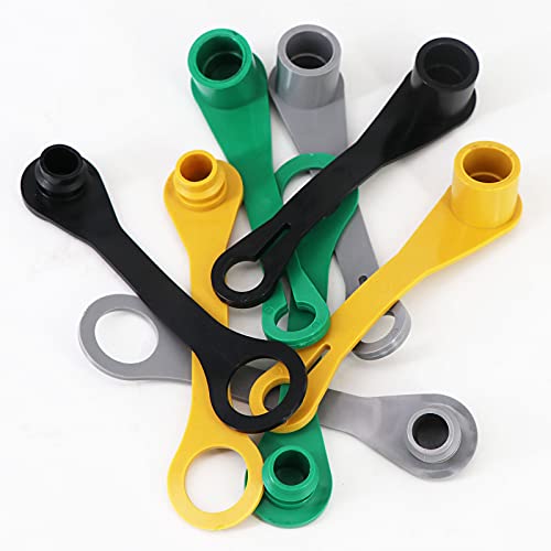Image of Pack of 8 Hydraulic Fitting Coupler Port Plug Dust Cap Protector Cover kit for John Deere X465 X485 X495 X575 X595 X940 X948 X949 415 4445 455 M132021 M132024 M132031 M132032 M132034 M85099
