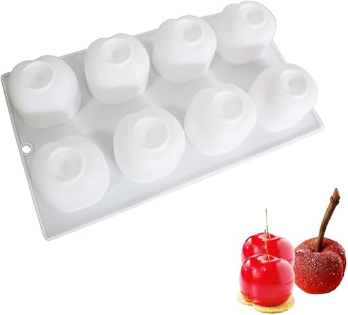 Miniatura 1 de Moldes de silicona con forma de cereza, herramientas de decoración de pasteles, moldes para hornear para hacer pasteles, gelatina, mousse, postre