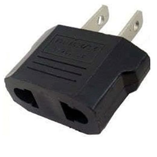 Adaptador Enchufe Redondo a Plano Clavija Americano a Europeo Adapter