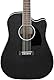 Ibanez PF16MWCE-WK Weathered Black Open Pore - Westerngitarre