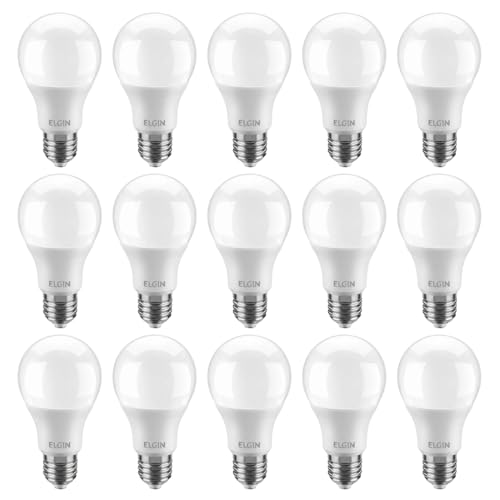 Kit Lampada led 15W 6500k Branco Frio Bivolt - Elgin - 10 Unidades