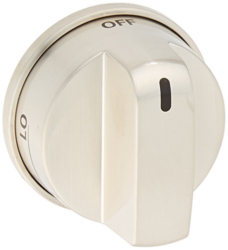 Genuine LG EBZ37189611 Gas Range Burner Control Knob, Stainless Steel