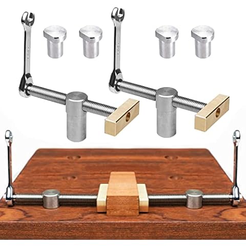 2Pcs Fast Fixed Clamp Set with Bench Dogs Cover