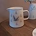 Ceramic sharing pot, Chinese Traditional Handmade Porcelain, High-temperature Underglaze, Tea pot, Gift for Friends, Girlfriend, Colleagues, Supervisor, Family.(double swallow)