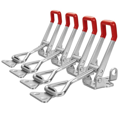 Image of Serplex 4Pcs Toggle Clamps 1320Lbs Holding Capacity Heavy-Duty Latch Clamp