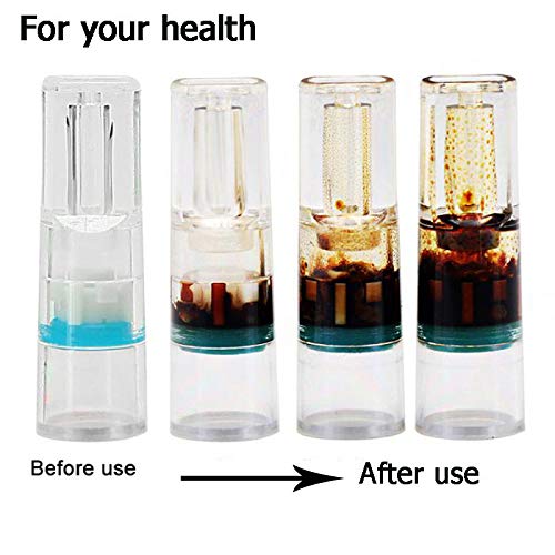 Miniatura 4 de 200 filtros de cigarrillos desechables, filtros antihumo para dejar de adicción, filtro de alquitrán de cigarrillos, filtro de cigarrillos de tabaco