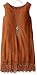 Amy Byer Big Girls' Knit Suede Lasercut Hem Dress