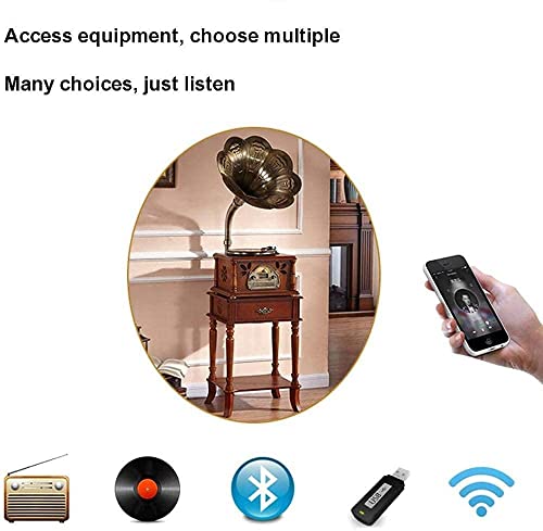 AURADO Tourne-Disque Vintage Platine Gramophone Haut-Parleur Bluetooth rétro avec Haut-parleurs sans Fil Lecteur CD… - Les Beatles, Paul McCartney, John Lennon, RIngo Starr, George Harrison AURADO Tourne-Disque Vintage Platine Gramophone Haut-Parleur Bluetooth rétro avec Haut-parleurs sans Fil Lecteur CD… – Image 8