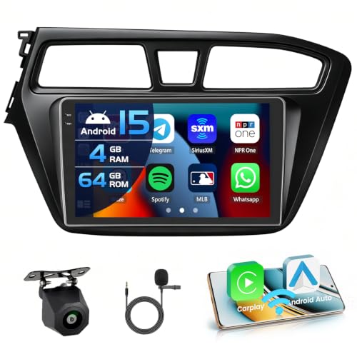 Autoradio Android 15 pour Hyundai i20 finis les problèmes de navigation et de recul