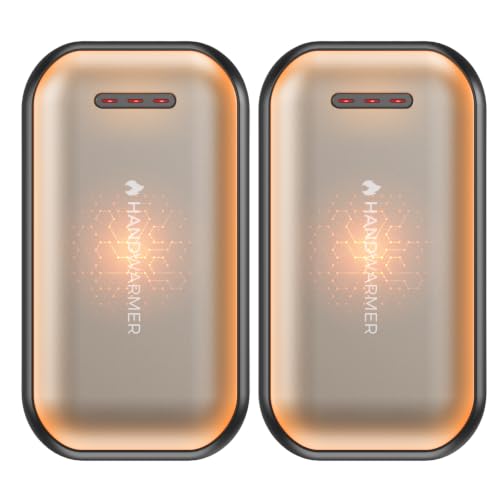 AICPAN Handwärmer Elektrisch - 2er-Pack 6000mAh Magnetischer Taschenwärmer, USB-C Elektrische Handwärmer Wiederaufladbar Schnellheizung… – Ansicht 1