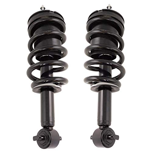 Image of TRQ Front Complete Loaded Shock Strut Spring Assembly Pair for Suburban Tahoe