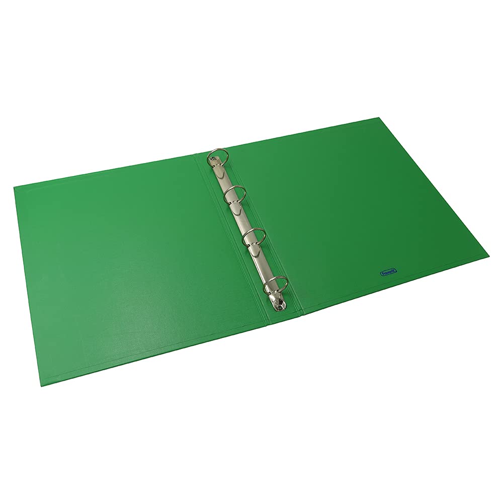 Raccoglitore Favorit 4 Anelli, 22x30 Cm - Verde, Per Fogli A4, Anelli Da 30 Mm, Made In Italy - Foto 7