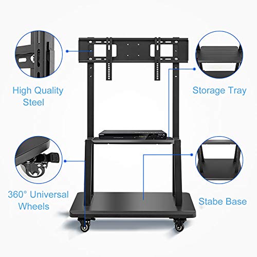 Soporte Universal para TV con Ruedas, Ajustable 32-65'' miniatura 3