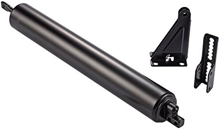 Ideal Security Pneumatic Lock for Screen Door, Black (1.25-2 Inches)