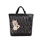 [ アフタヌーンティー リビング ] AfternoonTea LIVING エコバッグ・買い物バッグ JQ17 スリットポケット付きロゴバッグ/ナタリー・レテ ブラック