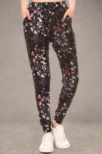 Image of Leggings Depot Premium Jogger Women's Popular Print High Waist Track Pants(S-XL)