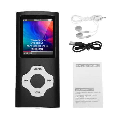 Reproductor MP3 para deportes Gonetre con pantalla de 1,8 pulgadas y radio FM en color negro 5