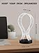 CoolGift Mart Light Up Headphone Stand with 16 Color Lights, PCB Pattern Acrylic Headset Stand with 1 USB and 1 Type-C Charging Ports, Gifts for Gamers Men and Music Lovers