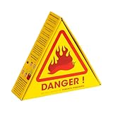 Atención Picante | Kit de cultivo de pimientos picantes | 5 Niveles de Picante de Jalapeño con Caribbean Rojo | Regalo Original para los amantes de los Chile y Desafíos Extremos | Resetea