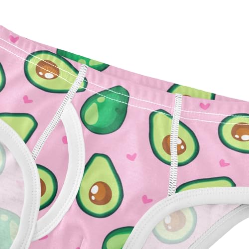 Boys' Exclusive Briefs Toddler Underwear 95% Combed Cotton Boxerbriefs 2T Avocado Pattern 804