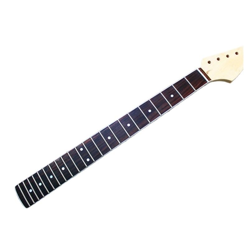 Manche de guitare électrique 22 frettes en érable et touche palissandre pour lutherie