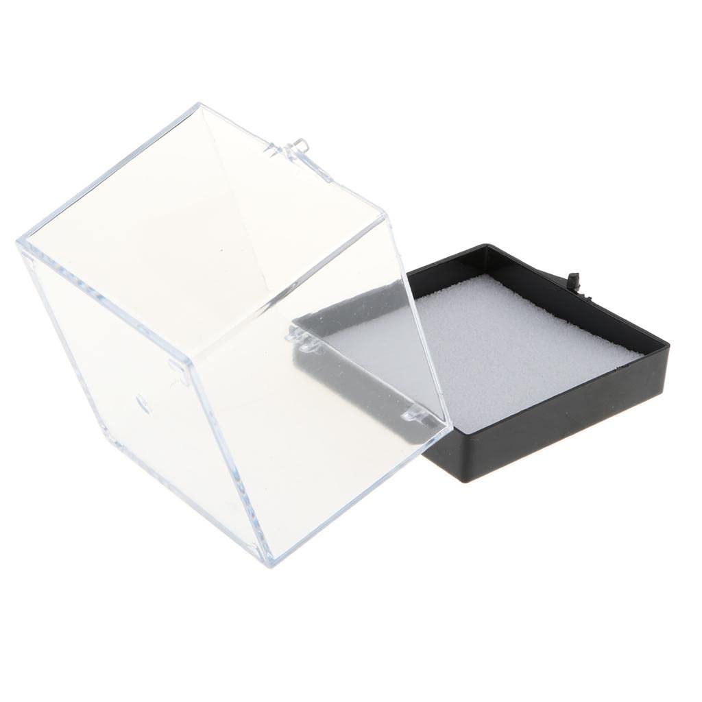 CALANDIS® 6.5X6.5X7Cm Transparent Dustproof Display Case for Rock & Mineral Collection