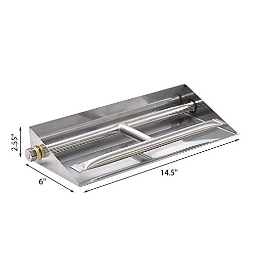 Skyflame 18-inch Fireplace Log Grate with Dual Burner Pan - image 3
